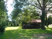 A view of the spacious gardens surrounding the self catering accommodation